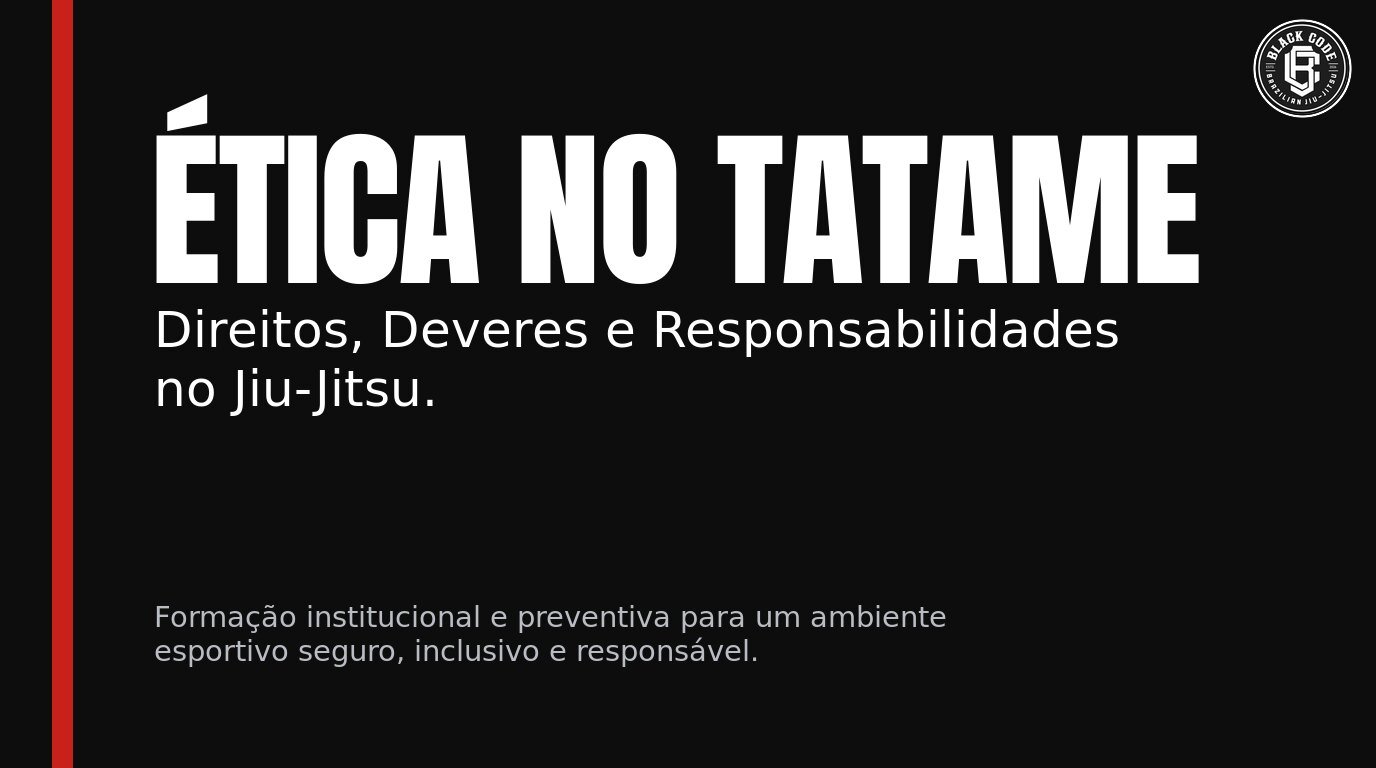 Ética no Tatame