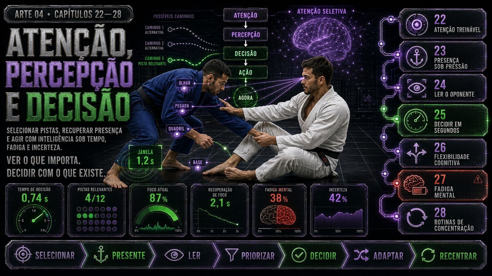 Foco 2: atenção, percepção e decisão