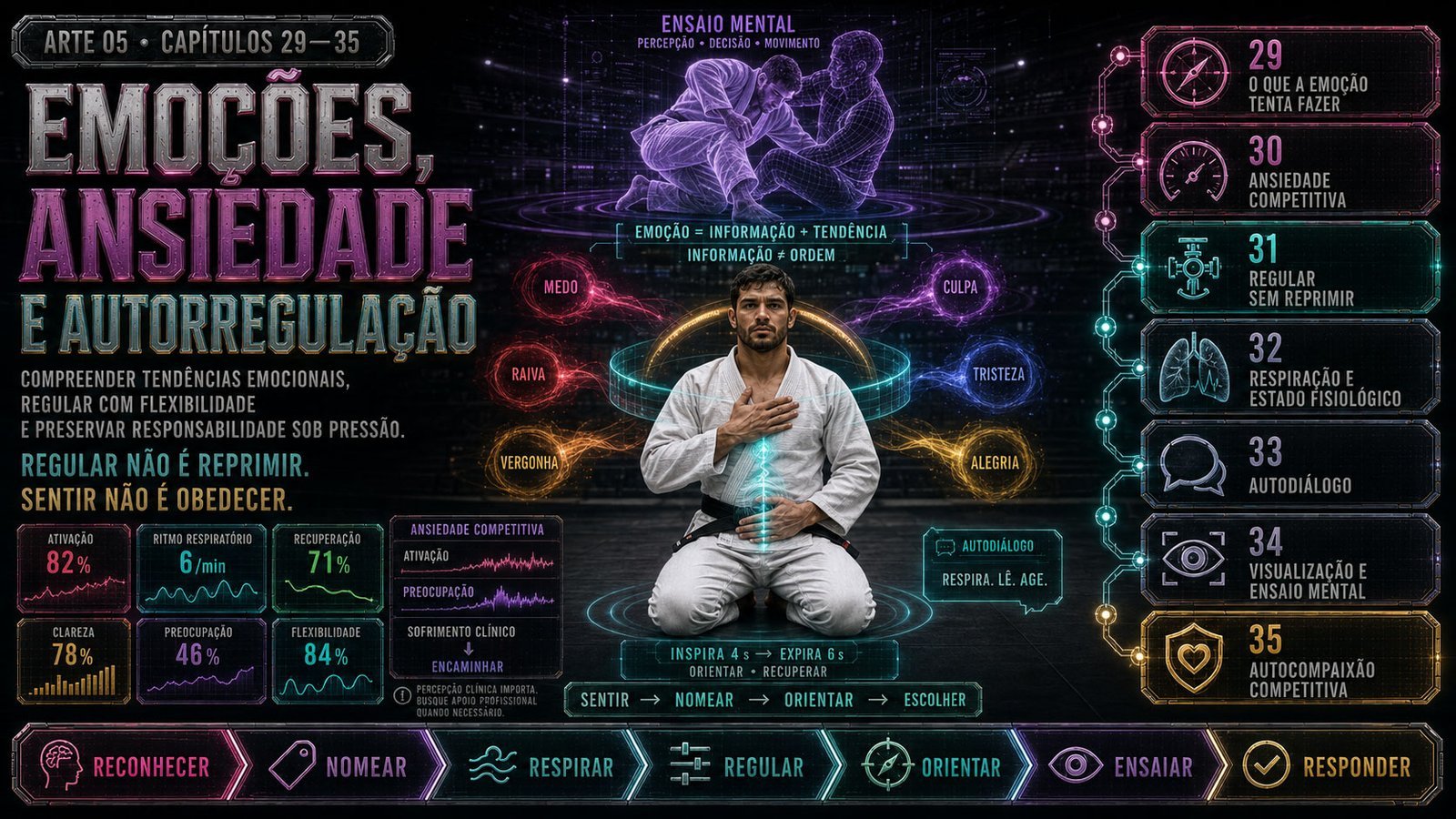 Jiu-Jitsu: emoções, ansiedade e autorregulação