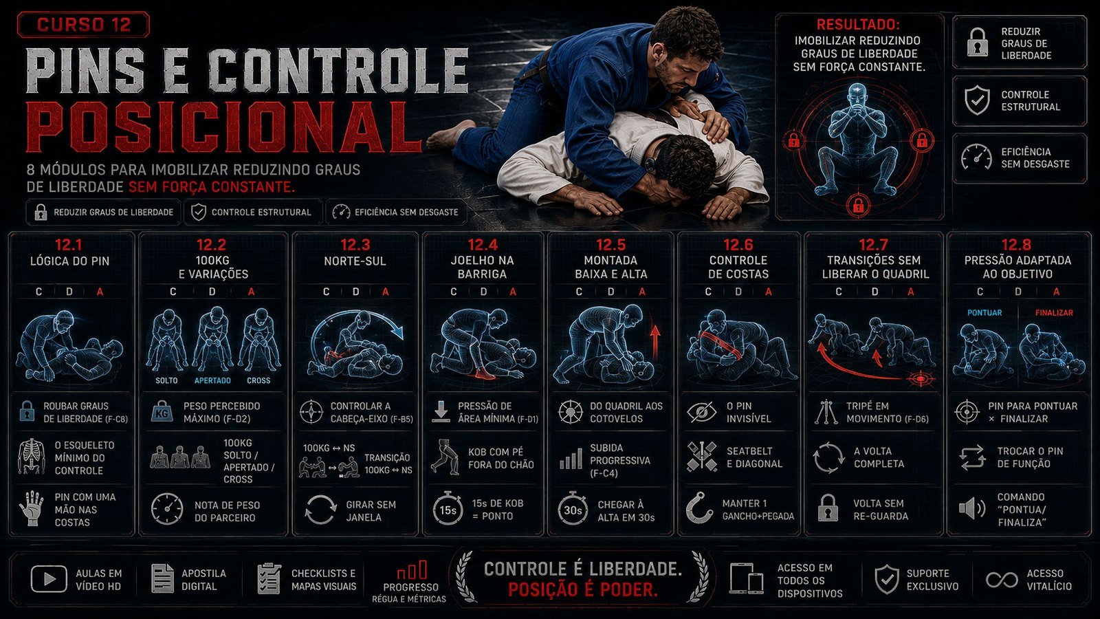 Curso de pin e controle posicional