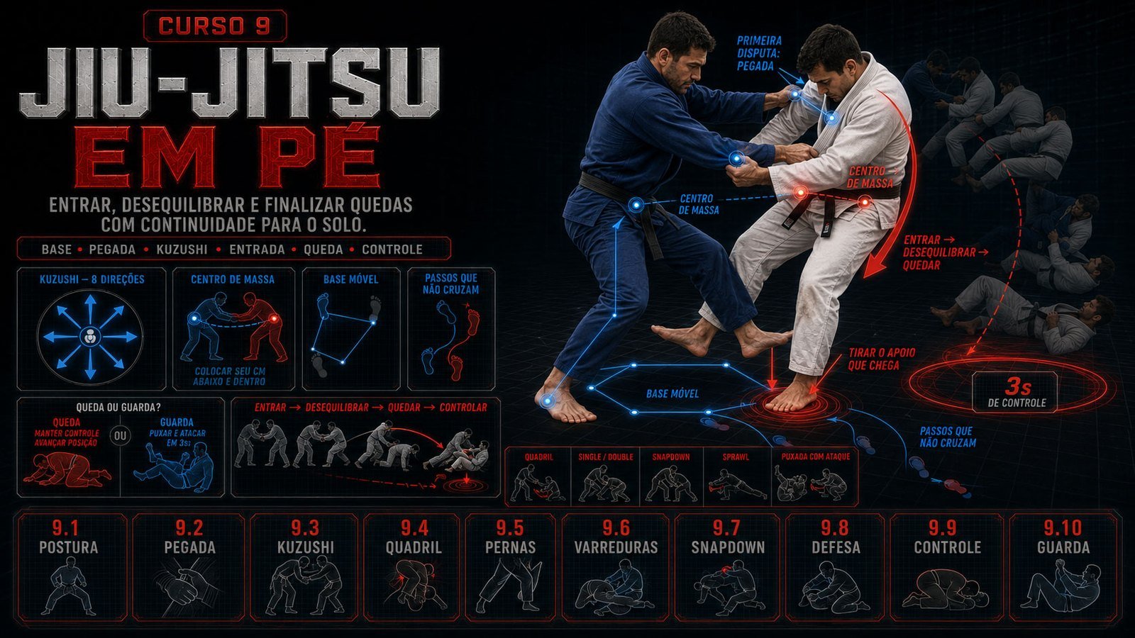 Jiu-Jitsu em pé, técnicas avançadas
