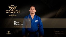 Campeão Pan No-Gi Marco Mendes Entra na Divisão dos Penas de The Crown — Federação de Jiu-Jitsu