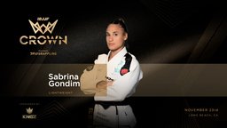 Medalhista de Prata no Pan e no Brasileiro, Sabrina Gondim Vai Competir na Divisão dos Pesos-Leves do The Crown — Federação de Jiu-Jitsu