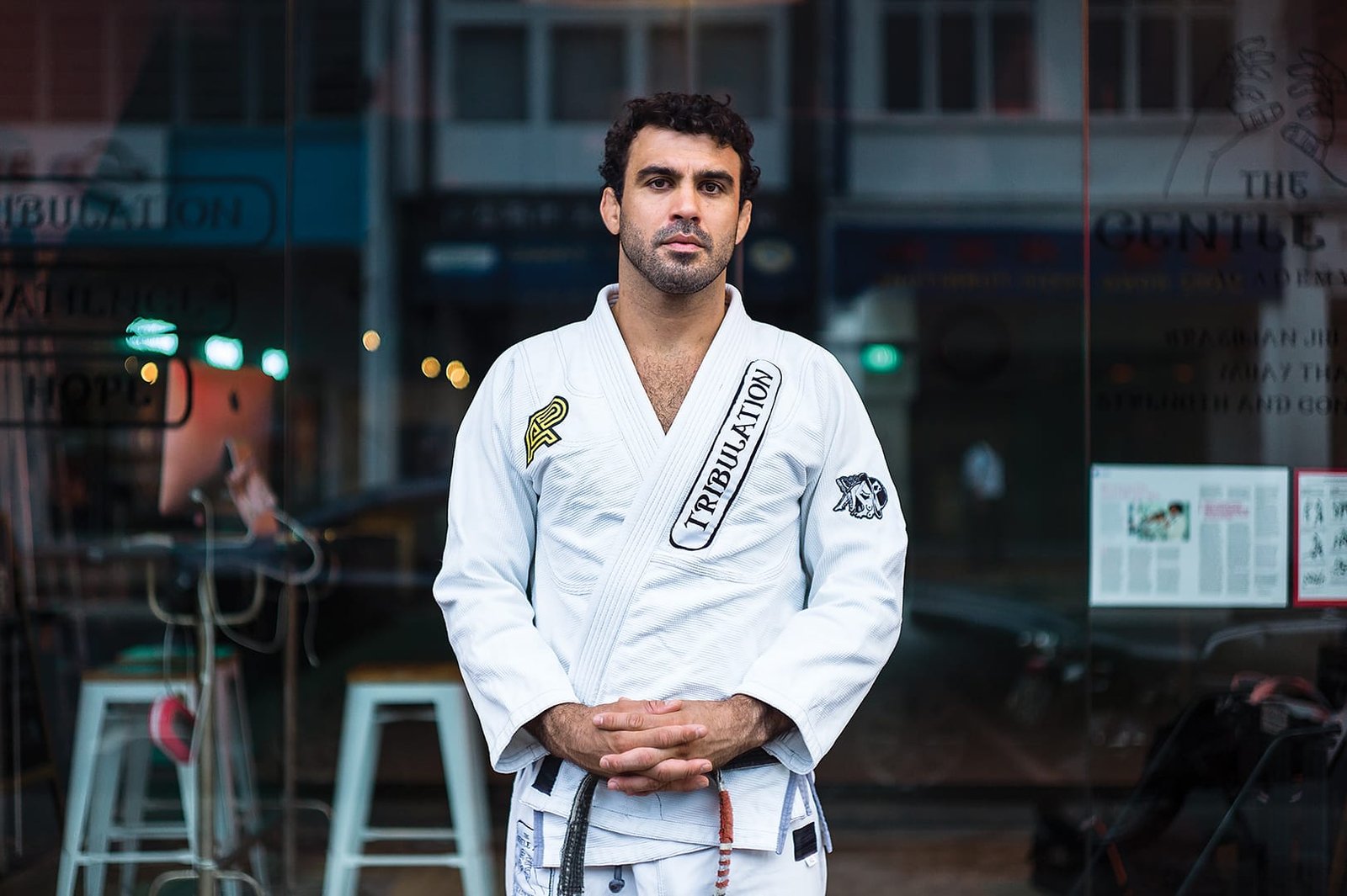 Rolando com Rodrigo Teixeira — Federação de Jiu-Jitsu