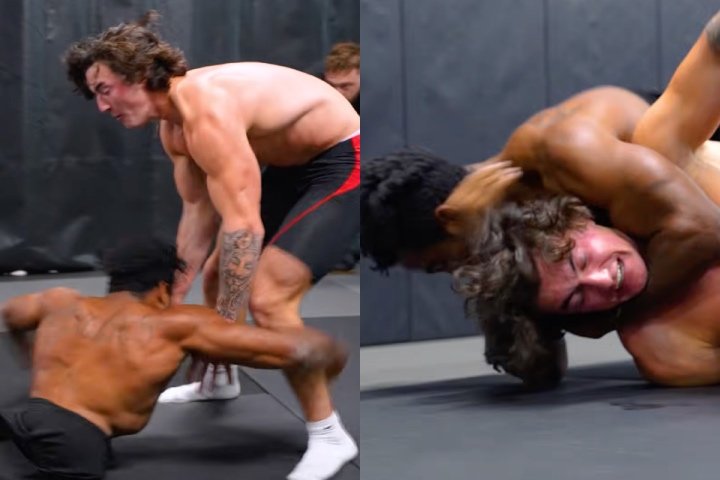 (Vídeo) Lutador nascido sem membros inferiores, Zion Clark domina youtuber fitness em luta de grappling — Federação de Jiu-Jitsu