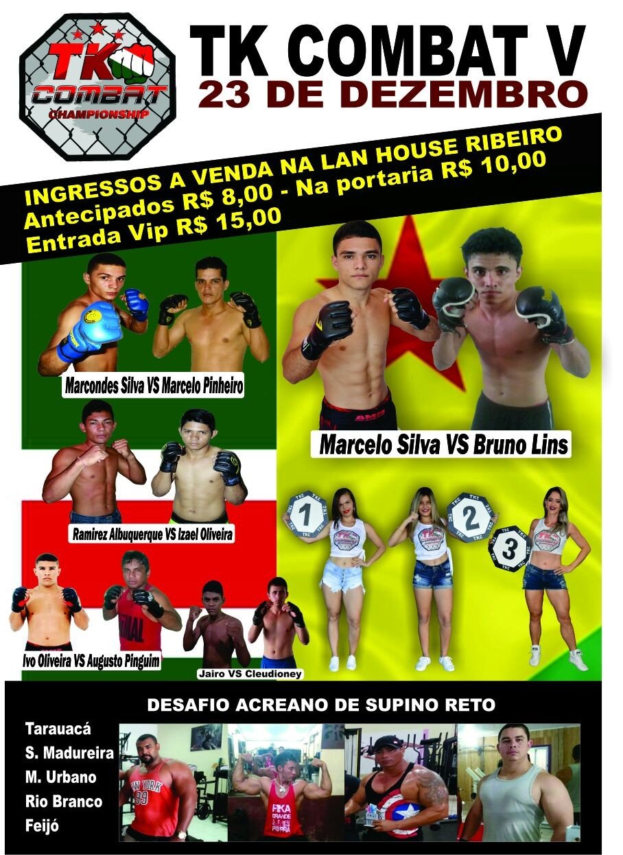 Cinco lutas movimentam 5ª edição do TK Combat neste sábado (23) — Federação de Jiu-Jitsu