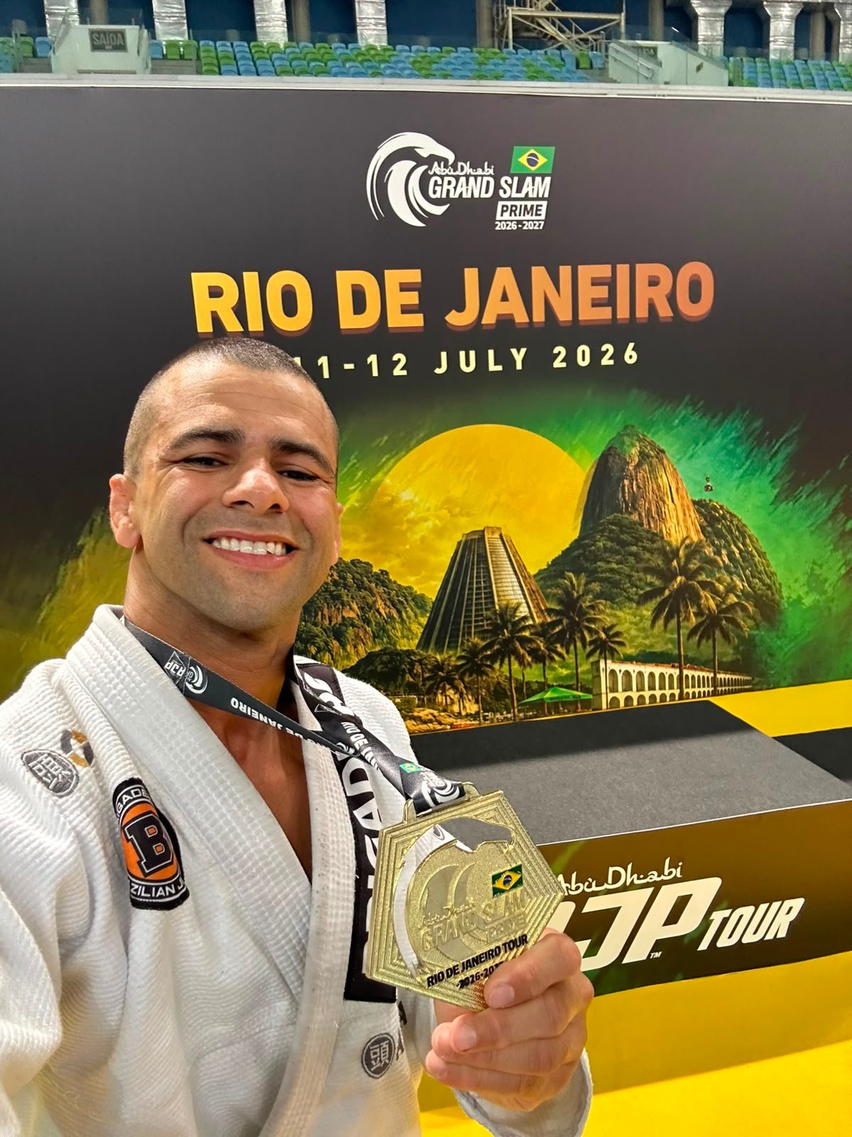 Magno Mota conquista título inédito no Abu Dhabi Grand Slam Rio e completa coleção de títulos no jiu-jítsu — Federação de Jiu-Jitsu