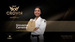 Jovem Promessa Giovanna Carneiro Pronta para Brilhar em The Crown — Federação de Jiu-Jitsu