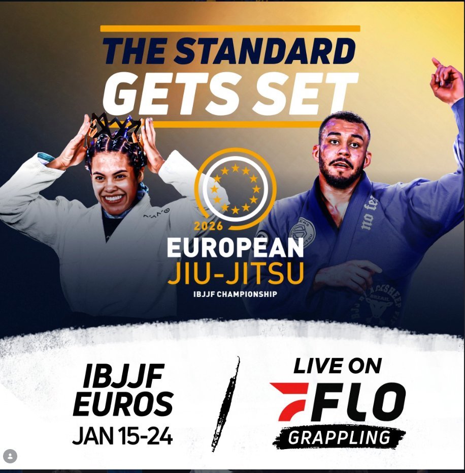 Campeonato Europeu IBJJF 2026 (Euros): datas, lutas, atletas e onde assistir — Federação de Jiu-Jitsu