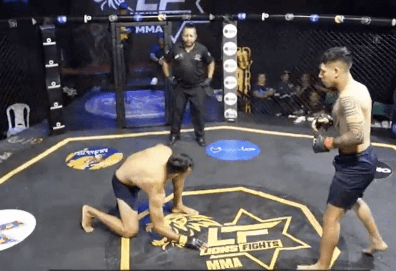 Lutador finaliza um segundo após início do combate e culpa acidente de moto — Federação de Jiu-Jitsu