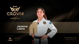 Campeã Mundial 2025 Janaina Lebre Completa a Chave Peso-Leve de The Crown — Federação de Jiu-Jitsu