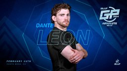 Bicampeão Mundial e Tricampeão Pan No-Gi Dante Leon Confirmado no Absolute No-Gi GP — Federação de Jiu-Jitsu