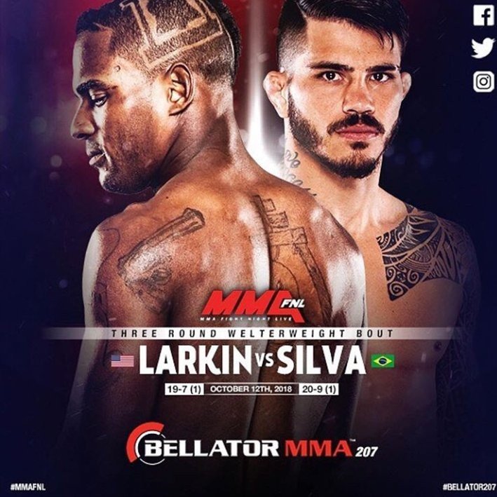 Em duelo de ex-UFC's, Erick Silva encara Lorenz Larkin, no Bellator 207 — Federação de Jiu-Jitsu