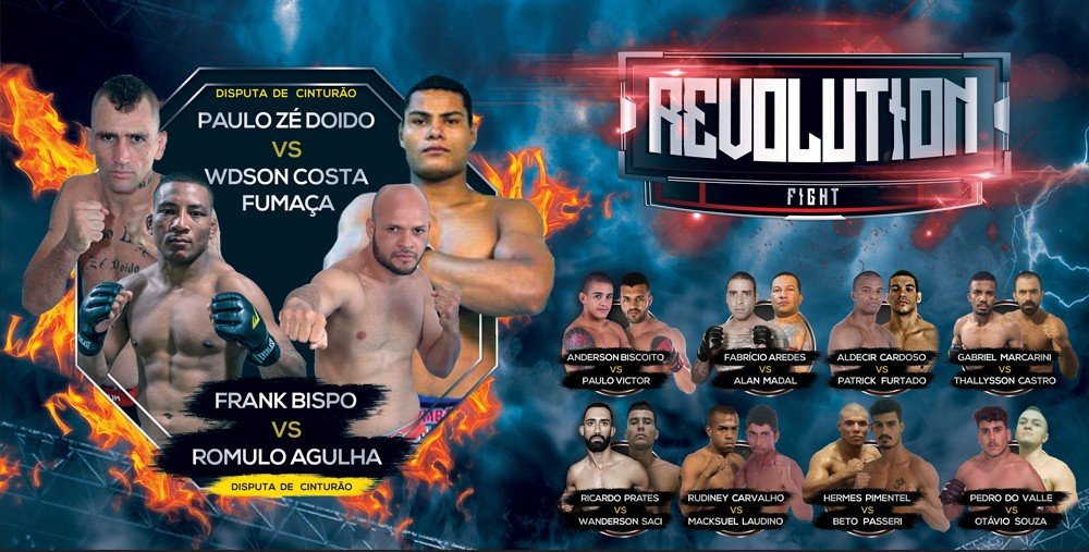 Com duas disputas de cinturão, Revolution Fight acontece em Pinheiros-ES — Federação de Jiu-Jitsu