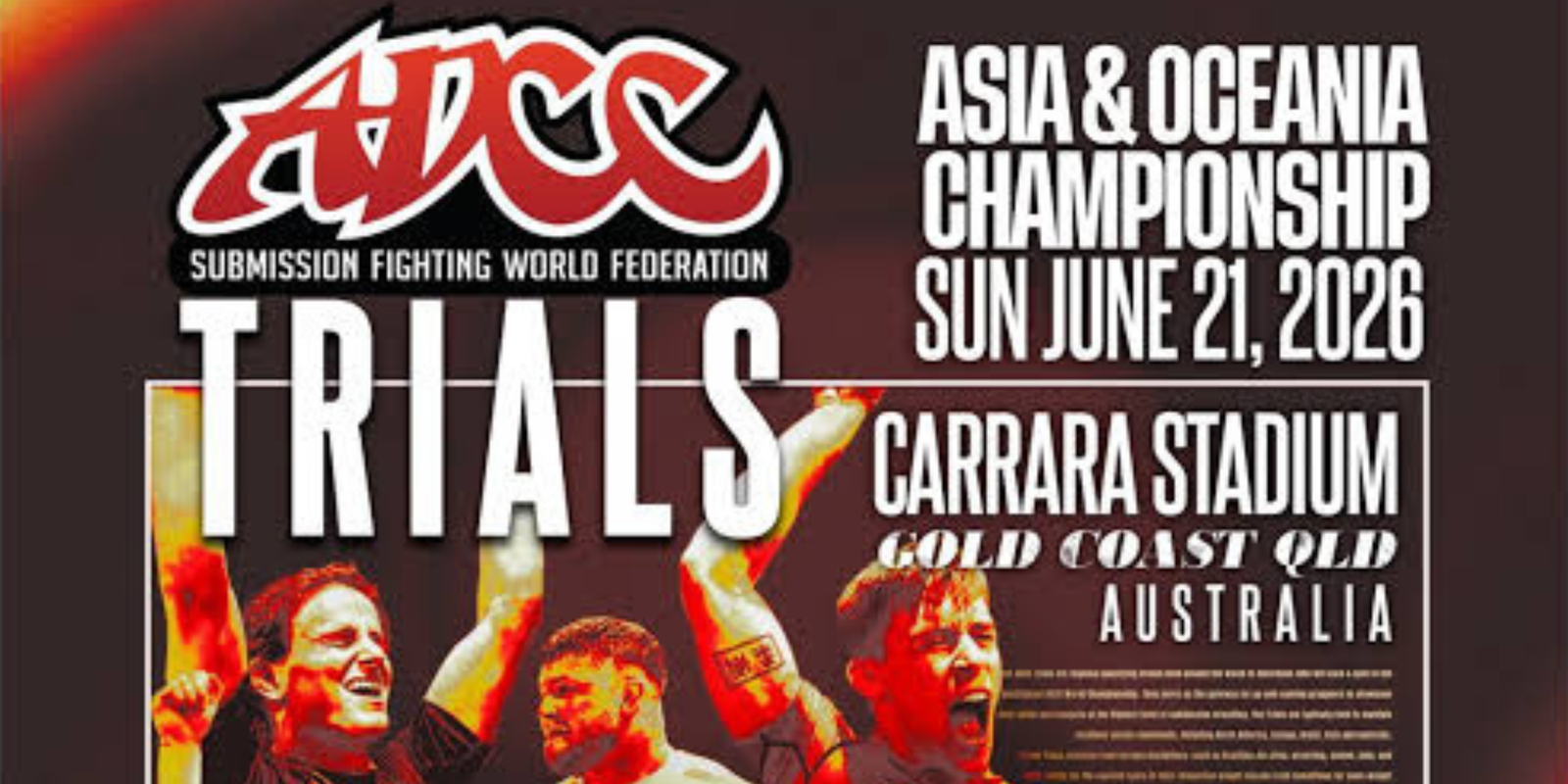 Prévia Completa do ADCC Ásia & Oceania Trials 2026 — Federação de Jiu-Jitsu