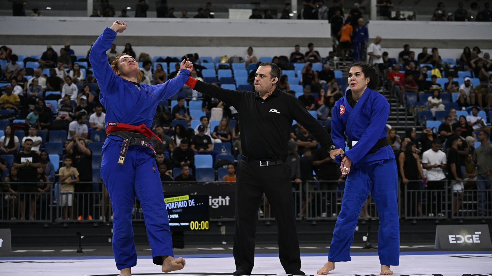 Tayane Porfírio e Madson Costa brilham no encerramento do Abu Dhabi Grand Slam de Jiu-Jitsu no Rio — Federação de Jiu-Jitsu