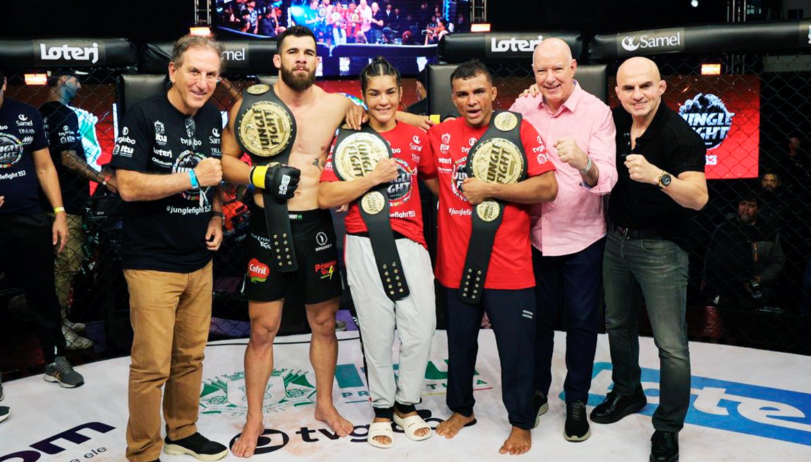 Jungle Fight 153 Llena Gimnasio en Itu y Consagra a Oton Jasse, Tiago Pereira y Brena Cardozo — Federación de Jiu-Jitsu, Federación Brasileña de Jiu-Jitsu