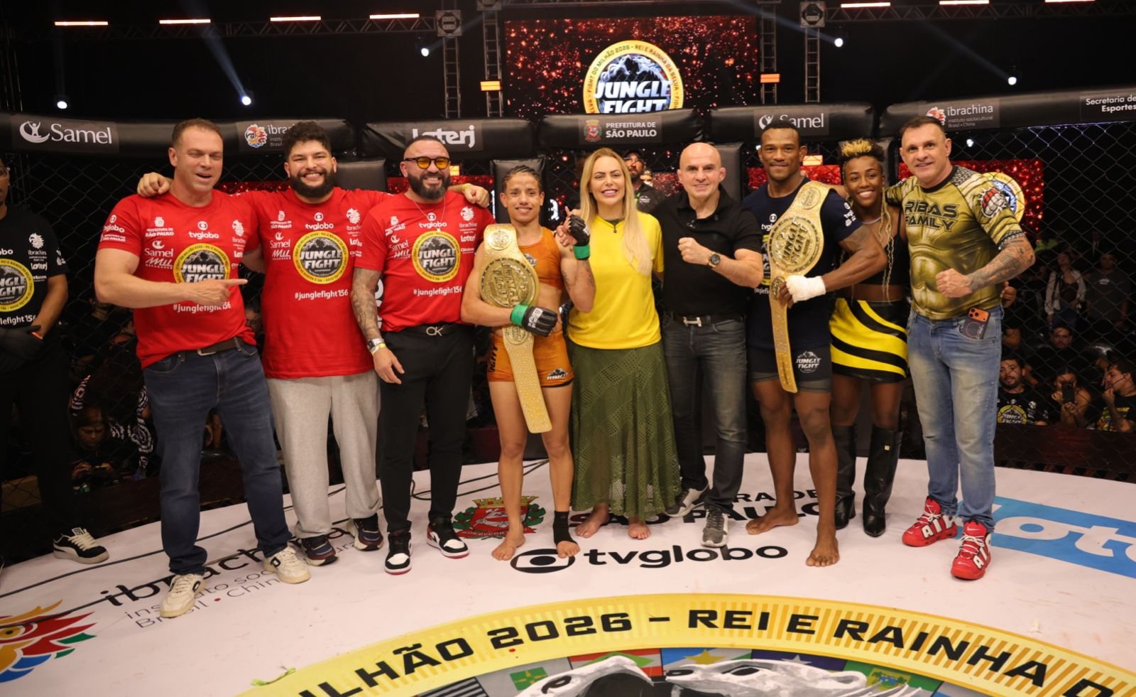 Jungle Fight 156 consagra Nágila Goku e Fabrício Bakai como campeões do Fight do Milhão 2026 — Federação de Jiu-Jitsu, Brazilian Jiu-Jitsu Federation
