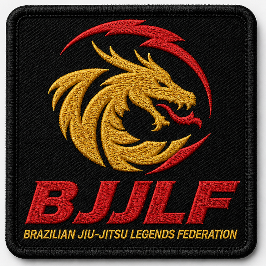 Patch Bordado Kimono Oficial BJJLF — Jiu-Jitsu | Loja BJJLF
