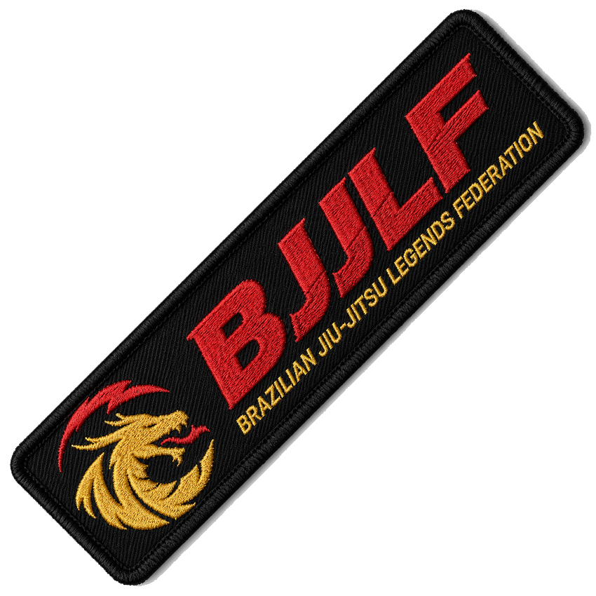 Patch Bordado BJJLF Legends — Jiu-Jitsu | Loja BJJLF