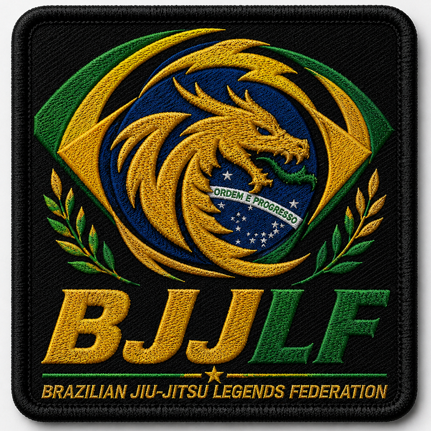 Patch Brasil Bordado - Oficial BJJLF — Jiu-Jitsu | Loja BJJLF