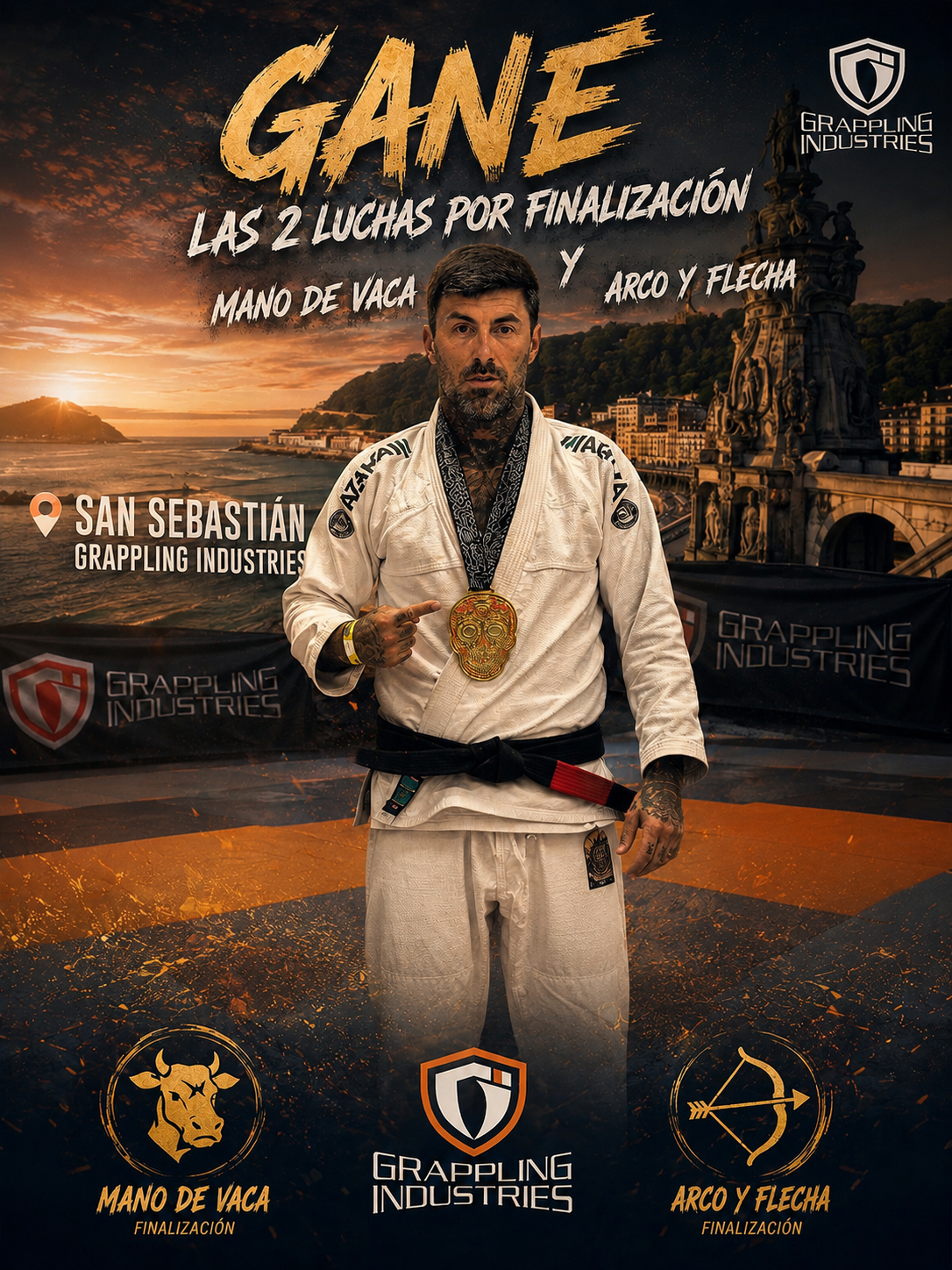 Oscar edey Luque de oyanguren — Faixa Preta 4º Grau | Atleta Federado BJJLF, Federação de Jiu-Jitsu